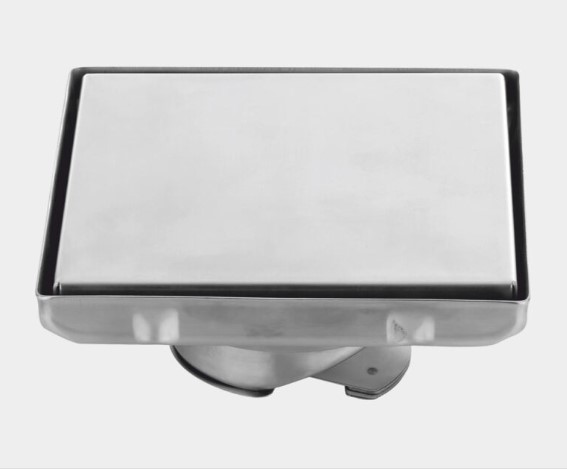 PR-153 Tiles Insert Floor Drain Stainless Steel Commercial Kitchen Heavy-Duty Grate Tray Water Drainage Rack Restaurant Industrial Anti-Slip Rustproof Easy Clean Professional Grade Durable Tile Compatible Flush Mount Seamless Finish